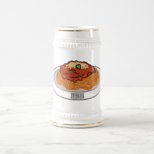 Chope À Bière Illustration de Spaghetti
