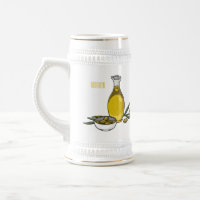 Illustration d'huile d'olive
