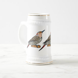 Chope À Bière Illustration d'oiseau de scintillement du Nord