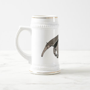 Chope À Bière Illustration d'un dessin animé d'Anteater