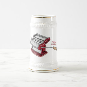 Chope À Bière Illustration d'un fabricant de pâtes alimentaires