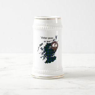 Chope À Bière Insigne du clan de Gunn Stein