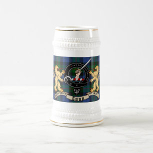 Chope À Bière Insigne Et Enveloppement De Clan De Gunn Autour Du