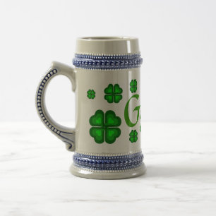 Chope À Bière Irlandais, Irlande shamrock, trèfle