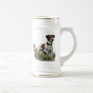 Chope À Bière Jack Russell Terrier, Art