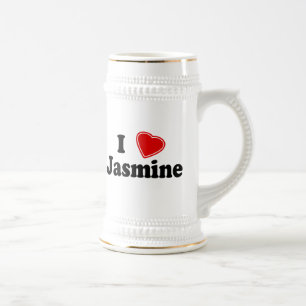 Chope À Bière J'aime le jasmin