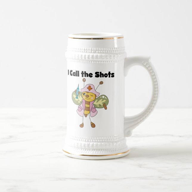Chope À Bière J'appelle le T-shirts et les cadeaux d'infirmière (Droite)