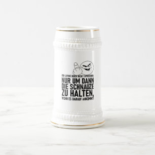 CHOPE À BIÈRE JE NE SUIS PAS EN TRAIN D'APPRENDRE À PARLER