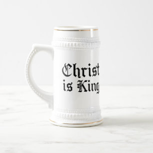 Chope À Bière Jésus-Christ est Roi Gothique Art Grunge Blacklett