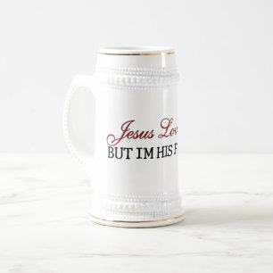 Chope À Bière Jésus vous aime préférés