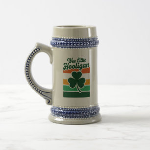 Chope À Bière Jour de la Saint-Patrick Petit Hooligan Drôle 
