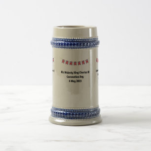 Chope À Bière Jour du couronnement du roi Charles III
