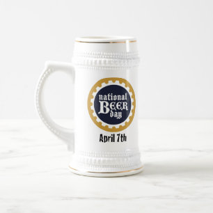 Chope À Bière Jour national Stein de bière