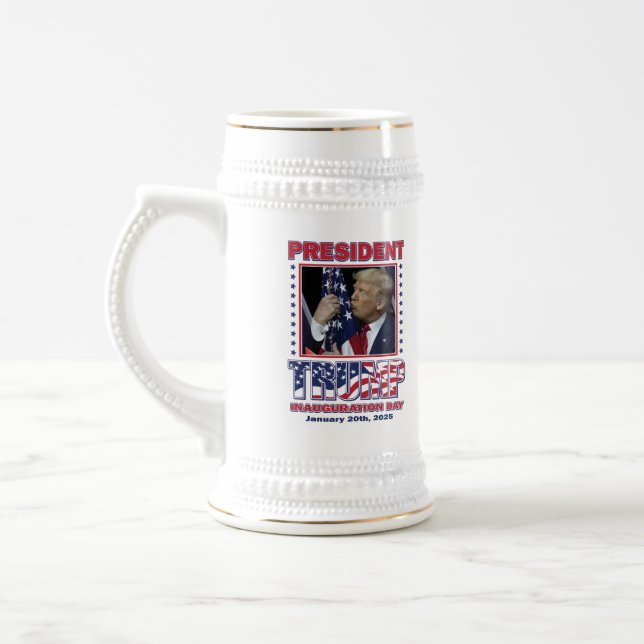 Chope À Bière Journée d'investiture du président Trump 2025 (Gauche)