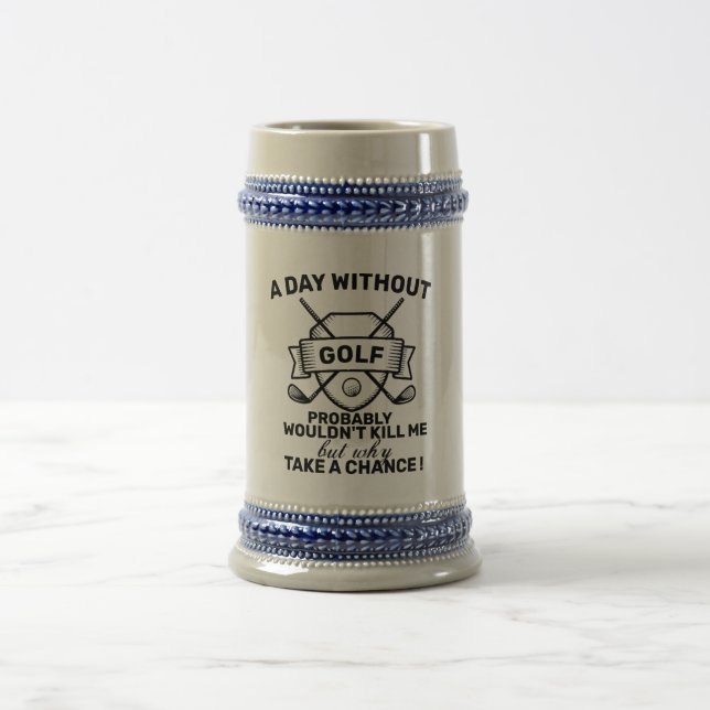 Chope À Bière journée drôle sans golf bière anniversaire fête de (Centre)