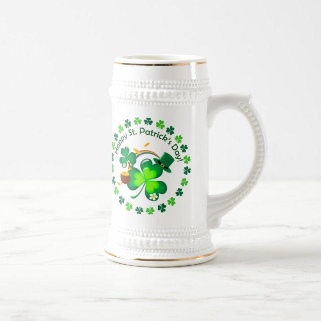 Chope À Bière Joyeuse Saint-Patrick! (Droite)