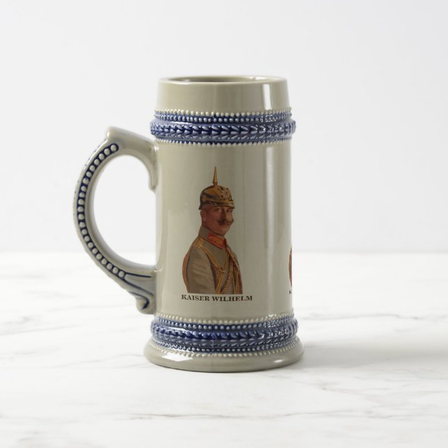 Chope À Bière Kaiser Wilhelm II Beer Stein (Gauche)