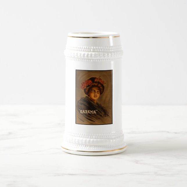Chope À Bière Karama : Actrice japonaise Romance Geisha (Centre)