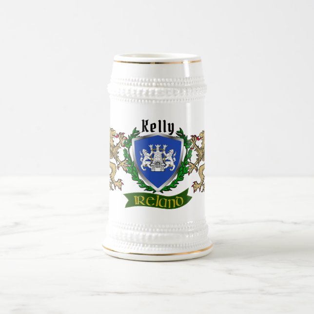 Chope À Bière Kelly/O'Kelly Irish Shield (Centre)