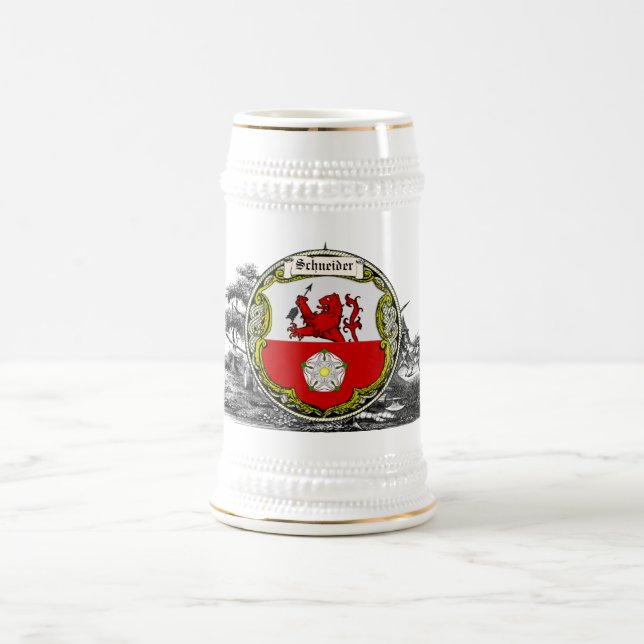 Chope À Bière La famille de Schneider (Bavière) arme (Centre)