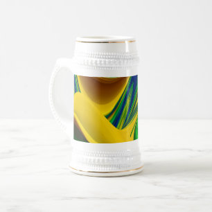 Chope À Bière La magie de l'été, 3D Art Abstrait