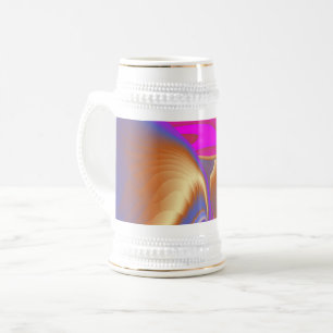 Chope À Bière La magie de l'été, 3D Art Abstrait