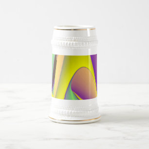 Chope À Bière La magie de l'été, 3D Art Abstrait