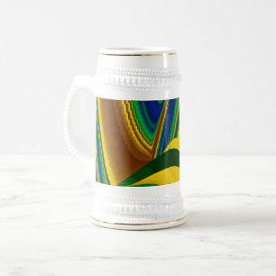 Chope À Bière La Magie de l'Été, Art 3D Abstrait