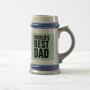 CHOPE À BIÈRE LA MEILLEURE PÈRE-CAFÉ DU MONDE BEER STEIN