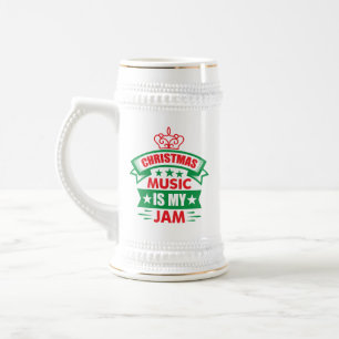 Chope À Bière La musique de Noël est mon truc-86254