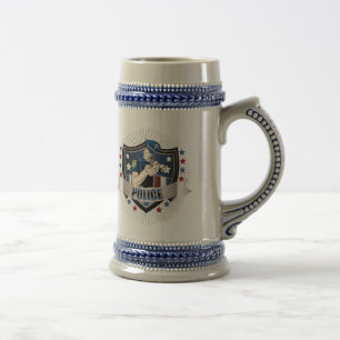 Chope À Bière La police Crest