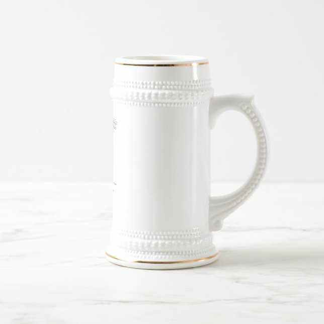 Chope À Bière La prière de bière - Stein - customisée (Droite)