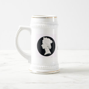 Chope À Bière La Reine Elizabeth II, vivat Regina
