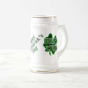 Chope À Bière La Saint-Patrick Irish Stud
