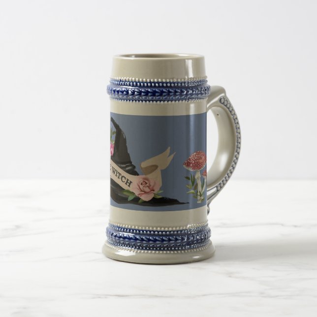 CHOPE À BIÈRE LA VIE EST UN TÉMOIN BEER STEIN (Devant droit)