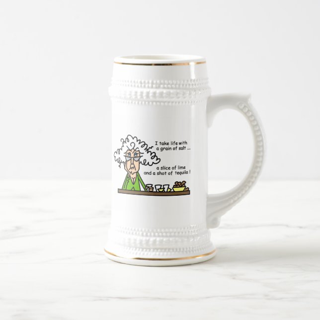 Chope À Bière La vie et l'Humour de Tequila (Droite)