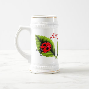 Chope À Bière Ladybugs
