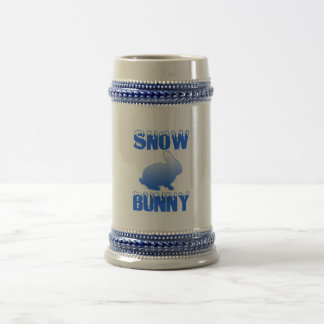 Chope À Bière Lapin De Neige
