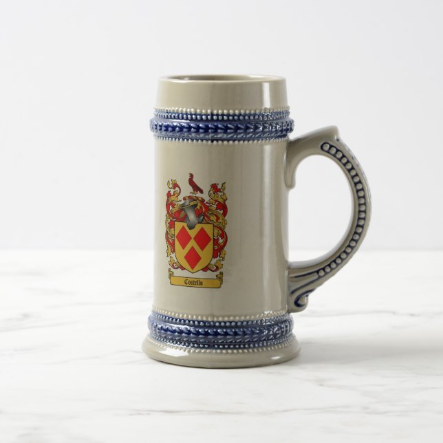 CHOPE À BIÈRE LE CREST DE FAMILLE DE COSTELLO - MANTEAU DE (Droite)