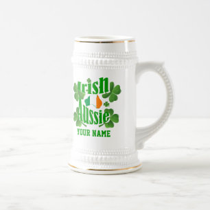 Chope À Bière Le jour de St Patrick irlandais d'Australien de