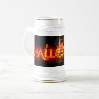 Le lettrage de SlipperyJoe's Halloween massivement