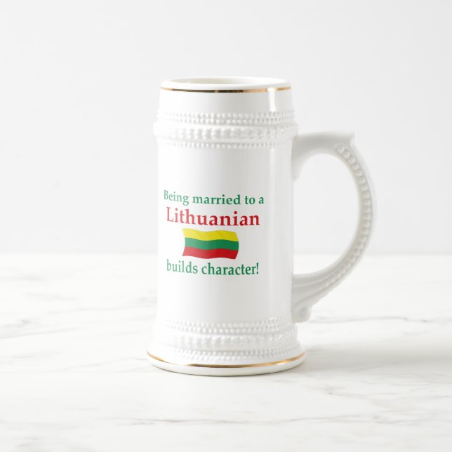 Chope À Bière Le Lithuanien établit le caractère (Droite)