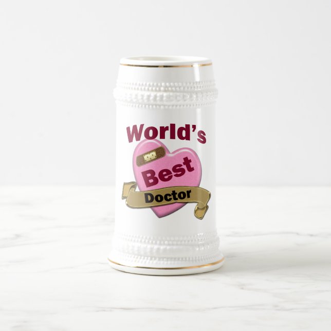Chope À Bière Le meilleur docteur du monde (Centre)