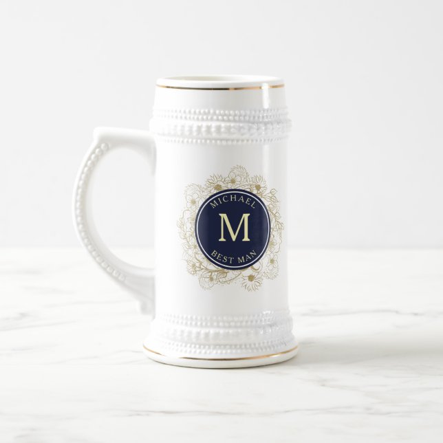 Chope À Bière Le meilleur homme élégant (Gauche)