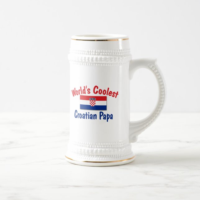 Chope À Bière Le papa croate le plus frais (Droite)