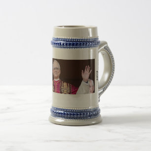 Chope À Bière Le Pape Léon XIV, Premier Pape Américain