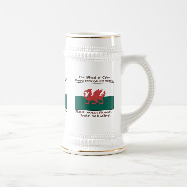 Chope À Bière Le sang gallois des Celtes et des Whiskey (Droite)