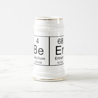 Chope À Bière Le Tableau périodique orthographie la bière !
