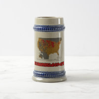 Le ventre de bière de la bière Stein de l'Amérique