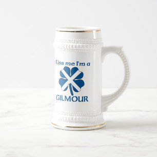 Chope À Bière Les écossais personnalisés m'embrassent que je